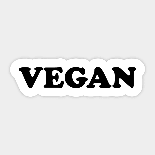 VEGAN Sticker by Green Art Service